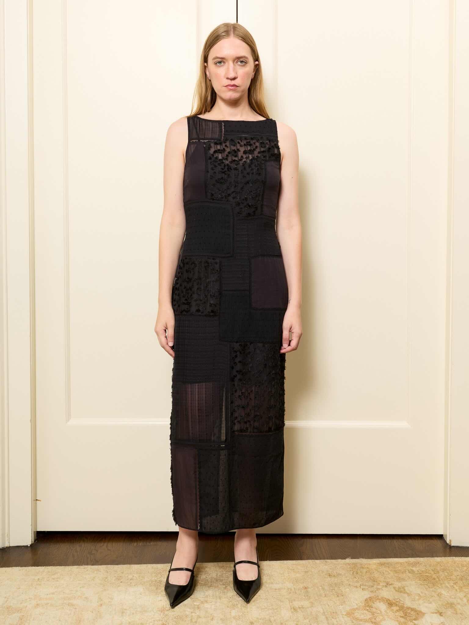 Mammina Dress RTW LINGUA FRANCA NYC Black XS