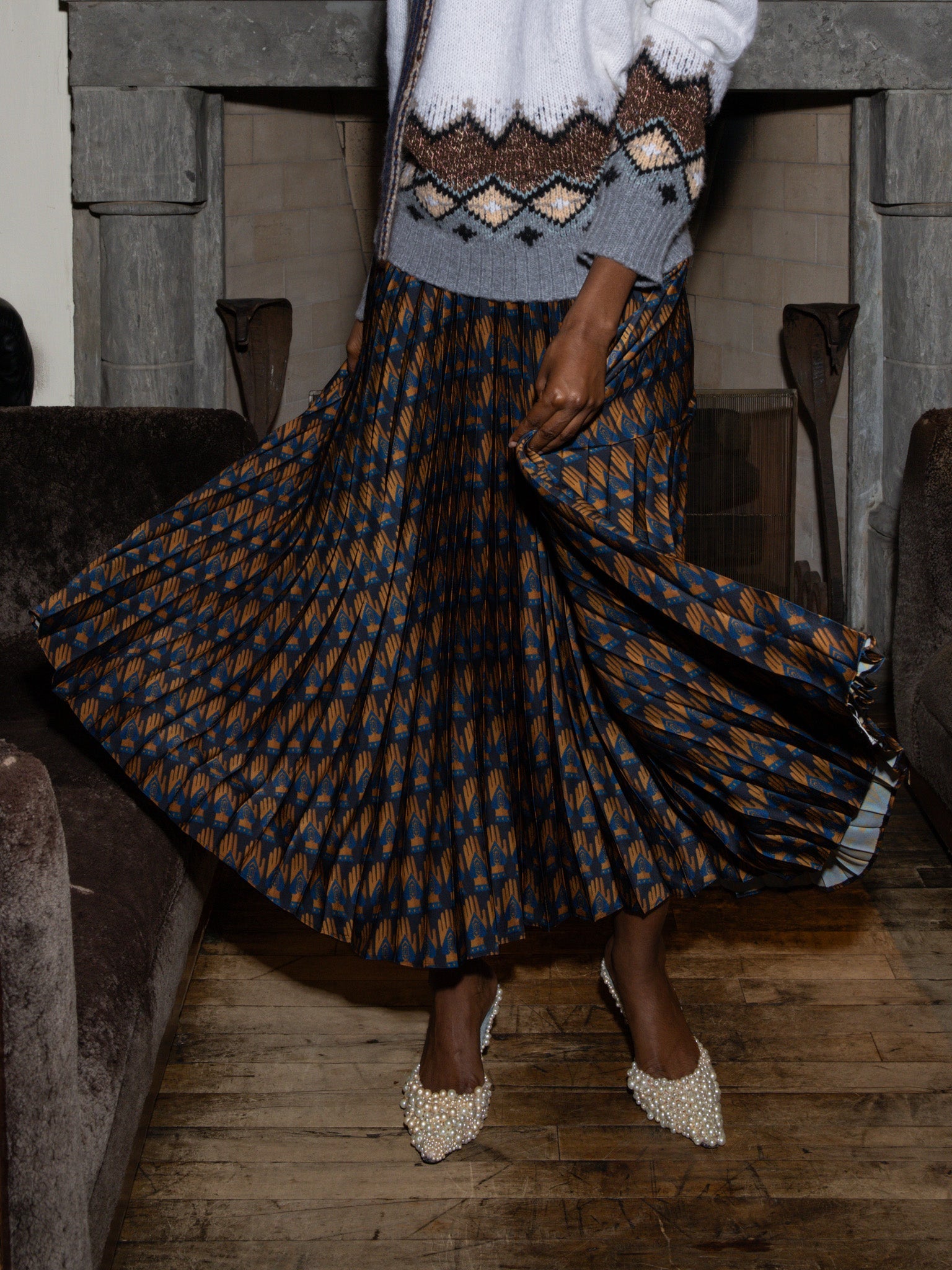 Keepsake Skirt RTW Lingua Franca NYC