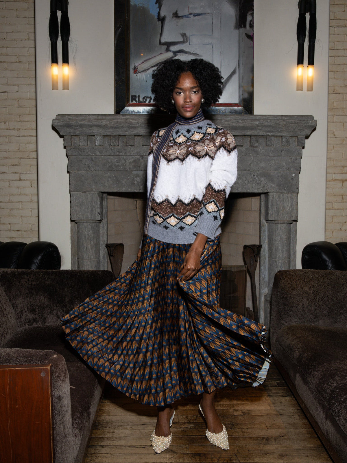 Keepsake Skirt RTW Lingua Franca NYC