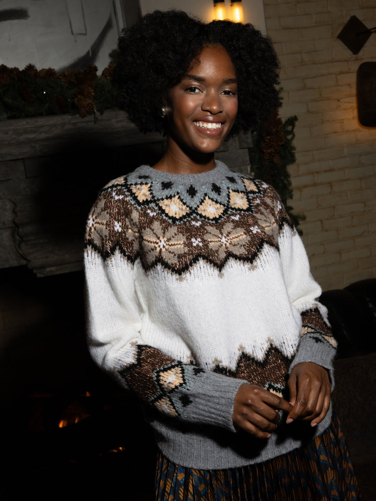 Clara Crewneck RTW Lingua Franca NYC