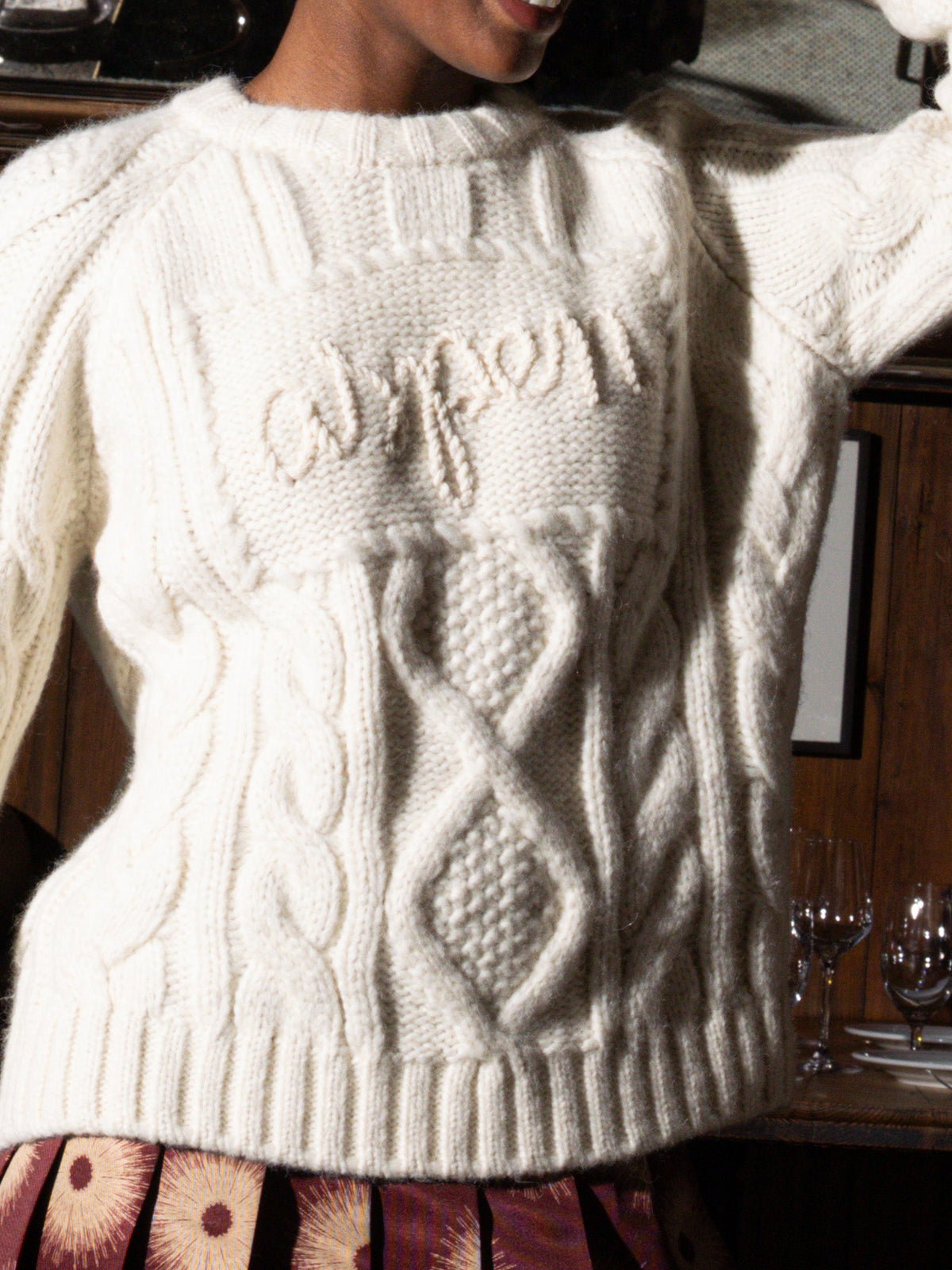 "aspen" Bjorn Crewneck CUSTOM LINGUA FRANCA NYC