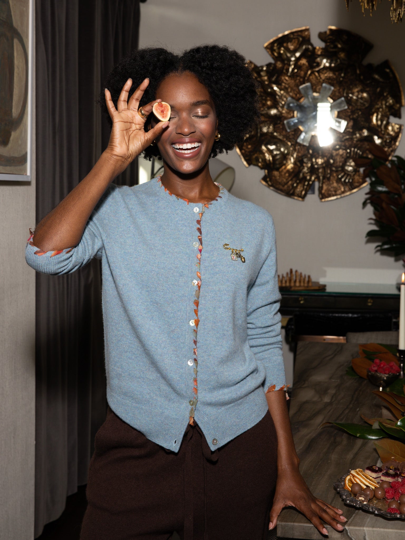 Gretel Cardigan RTW Lingua Franca NYC