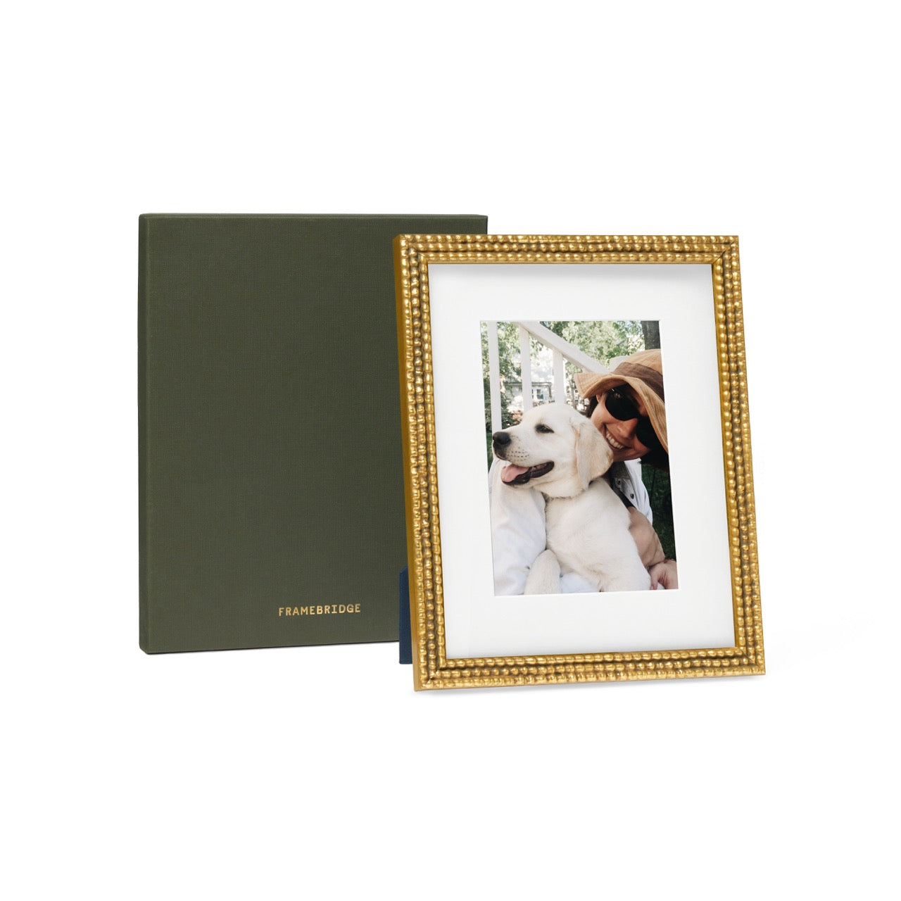 Beaded Frame Gold