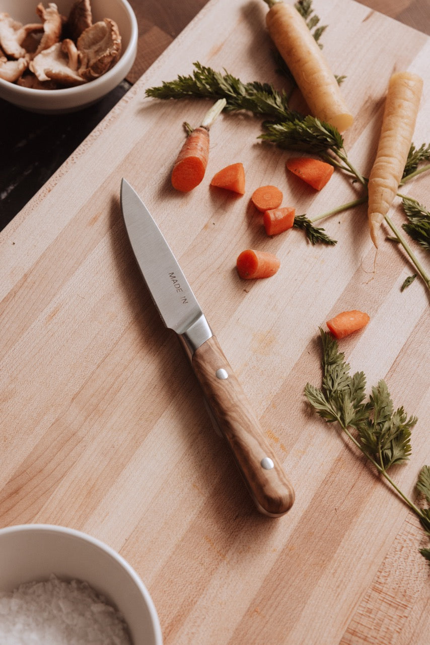Knife Set in Olive Wood, Set of 2