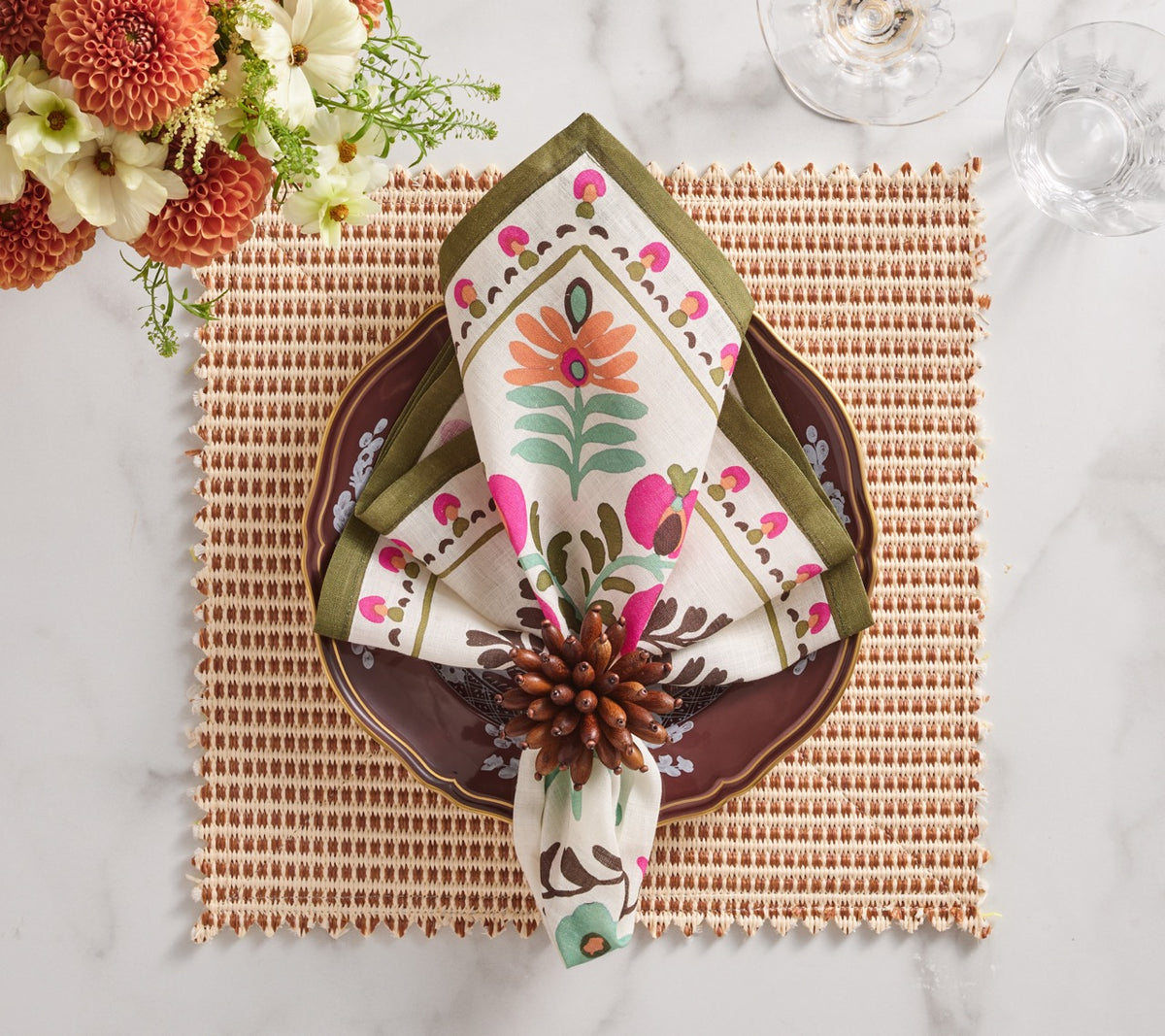 Pareo Napkin in Multi, Set of 4