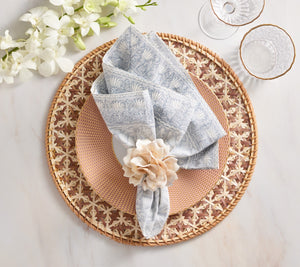 Lanai Placemat in Natural & Brown, Set of 4