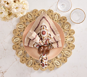 Marisol Placemat in Ivory & Natural, Set of 4