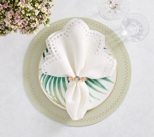 Starry Night Placemat in Mint, Set of 4