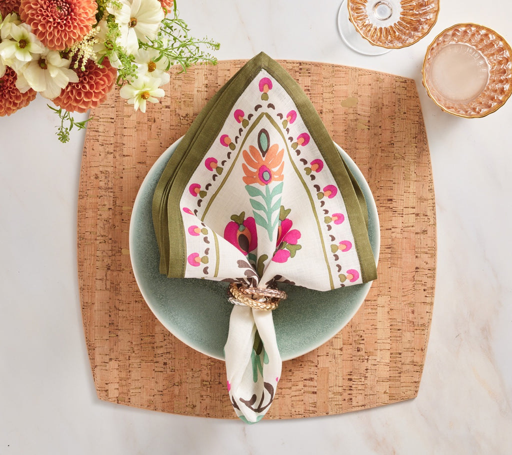 Pareo Napkin in Multi, Set of 4