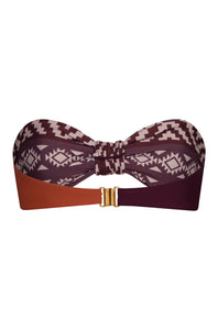 Emma Top in Purple & Speziato