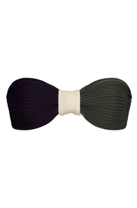 Emma Top in Green & Dark Green