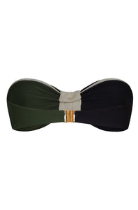 Emma Top in Green & Dark Green