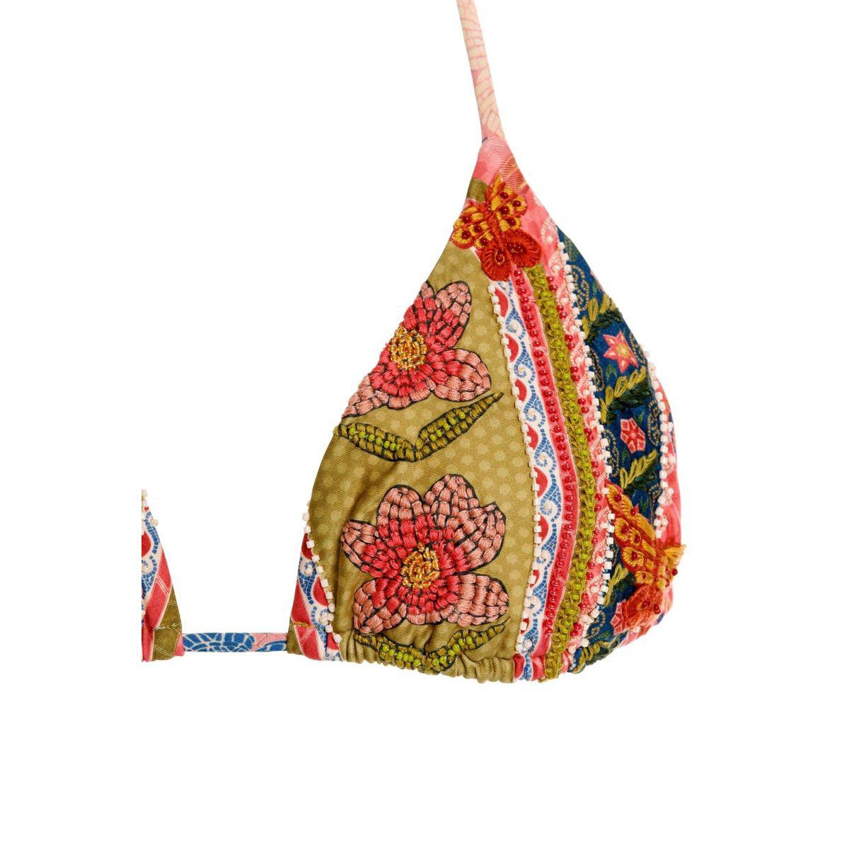 Lolita Bikini Top in Fiore