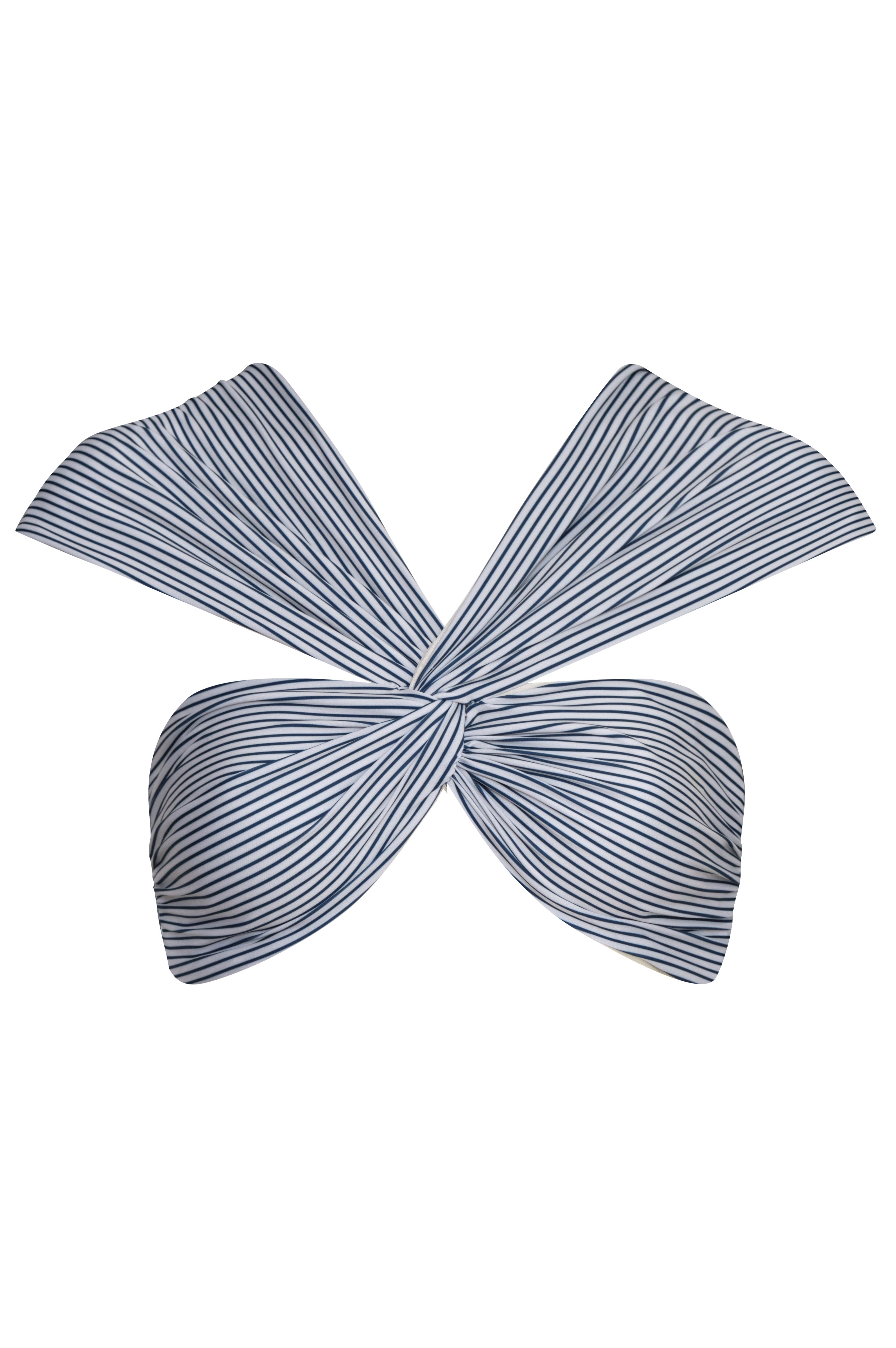 Iris Top in Navy Stripes & Ivory