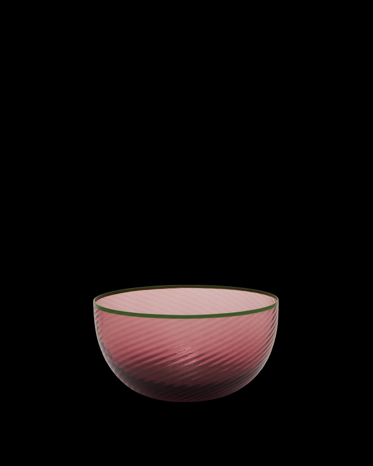 Salon Murano Glass Bowl in Plum
