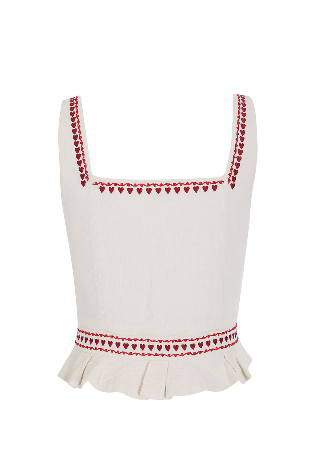 Charlotte Crop Top Shirt in Multicolor