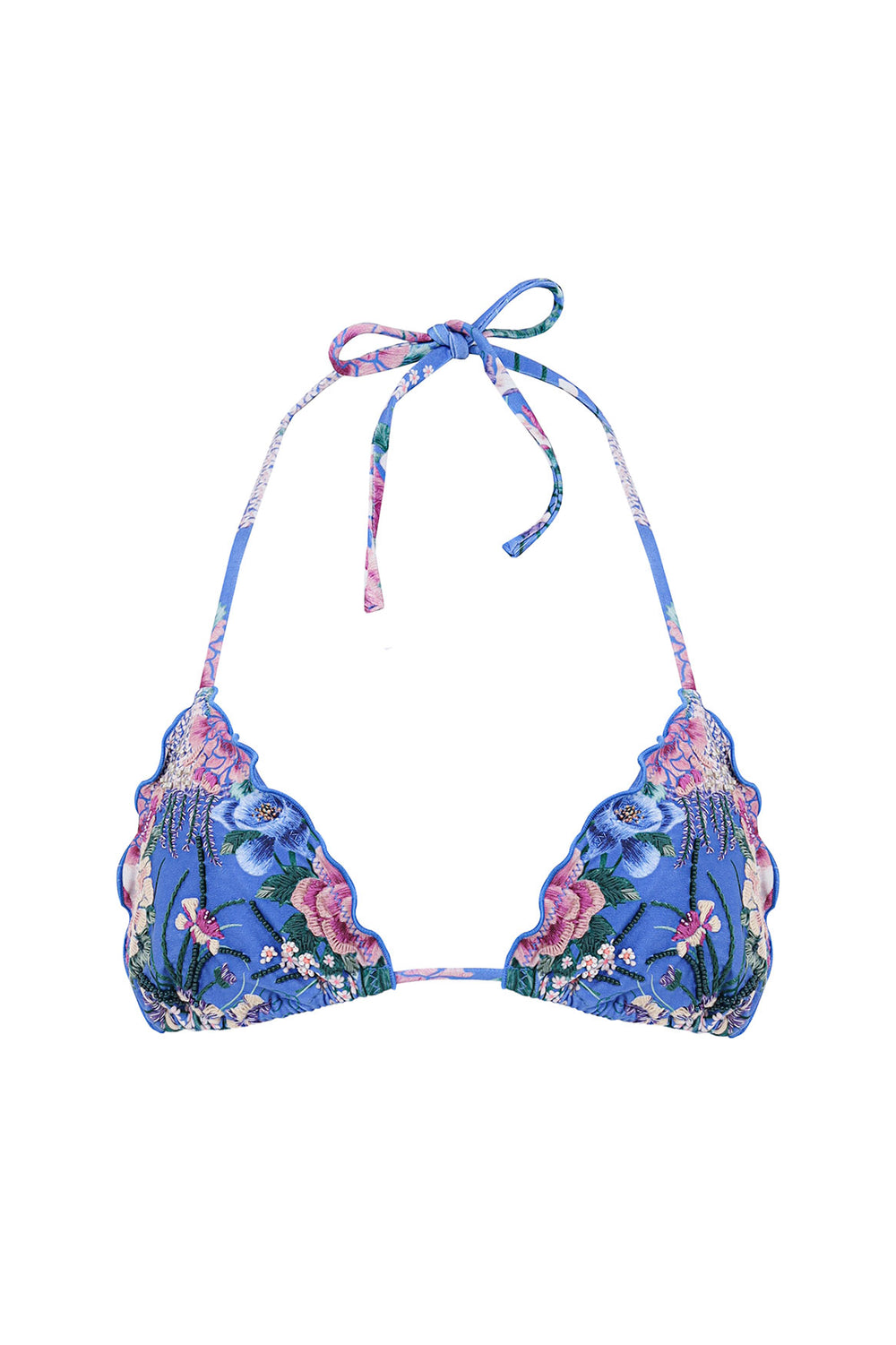 Nader Lolita Bikini Top in Blue