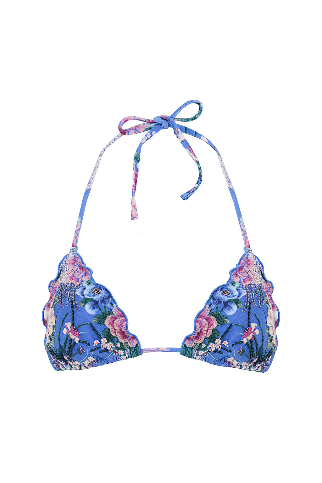 Nader Lolita Bikini Top in Blue