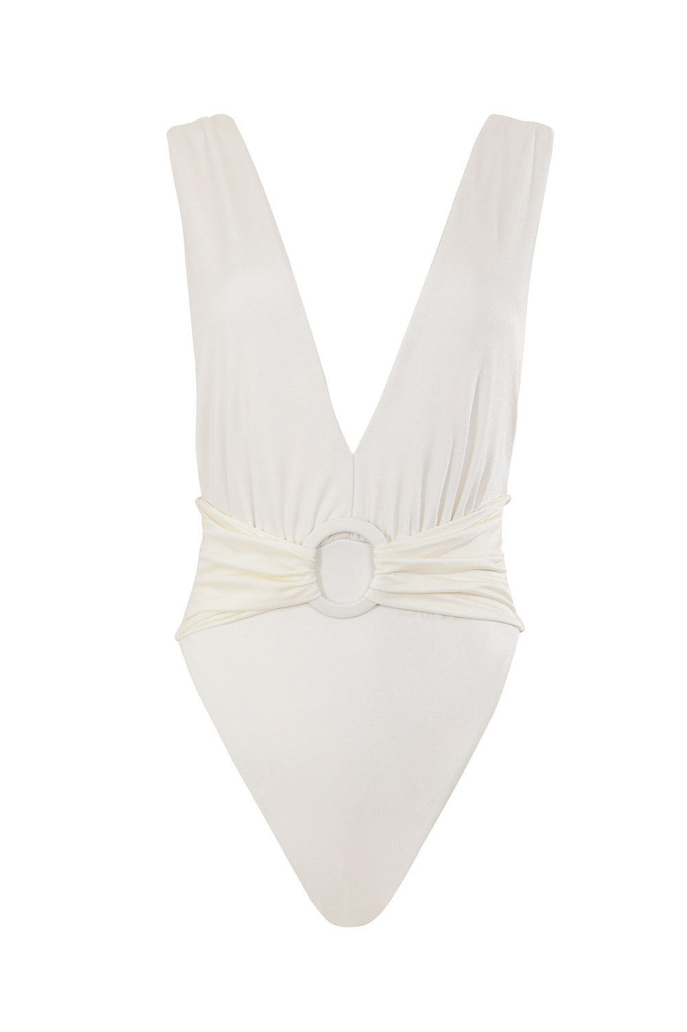 Nader Ina One-Piece Swimsuit in White