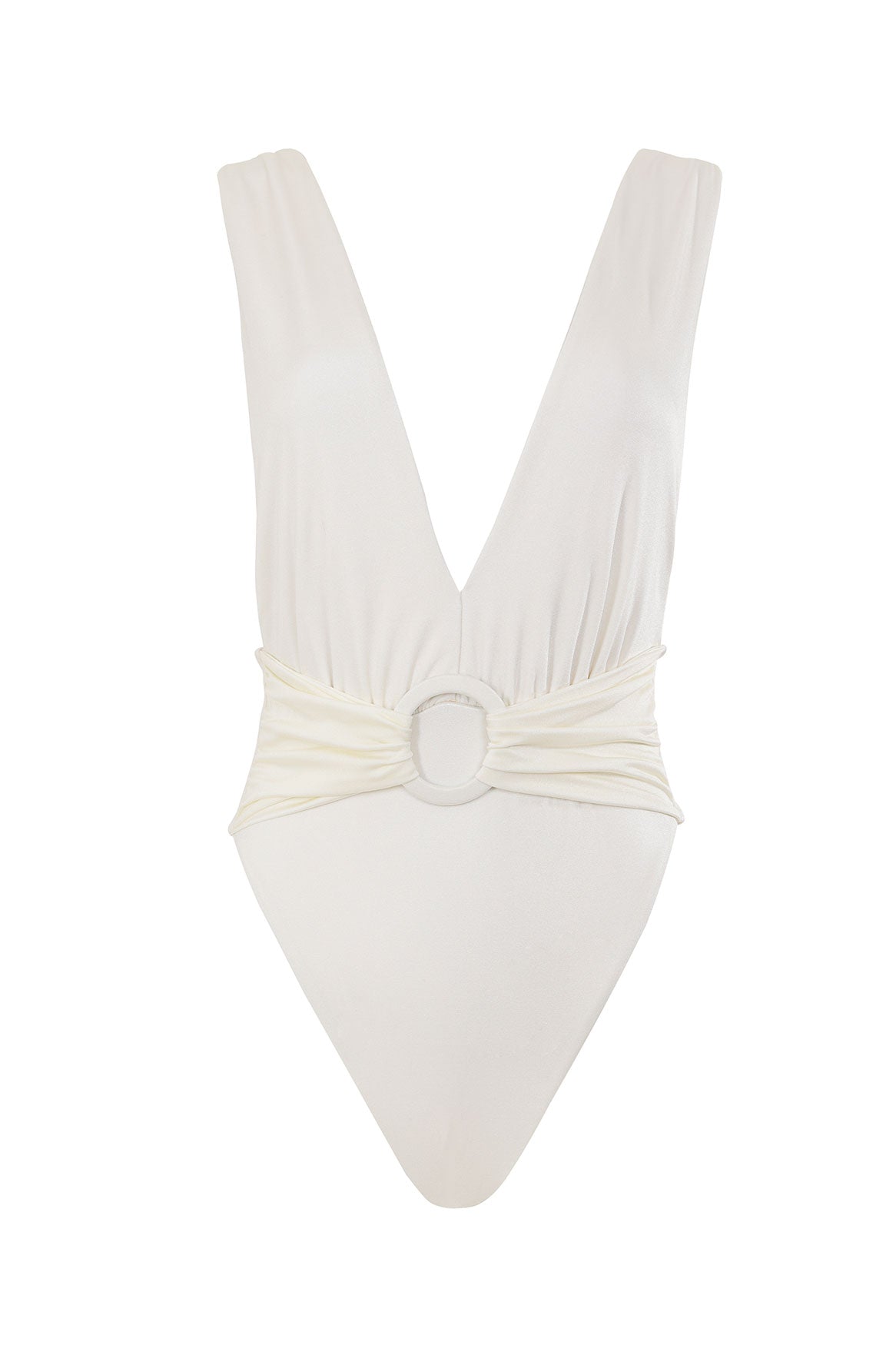 Nader Ina One-Piece Swimsuit in White