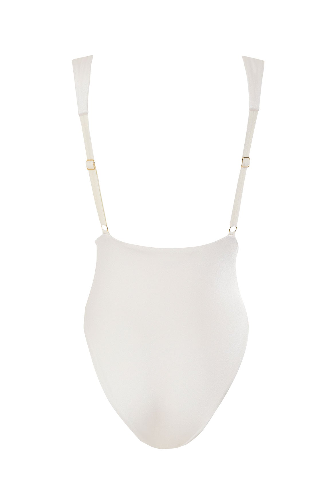 Nader Ina One-Piece Swimsuit in White