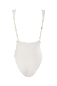 Nader Ina One-Piece Swimsuit in White