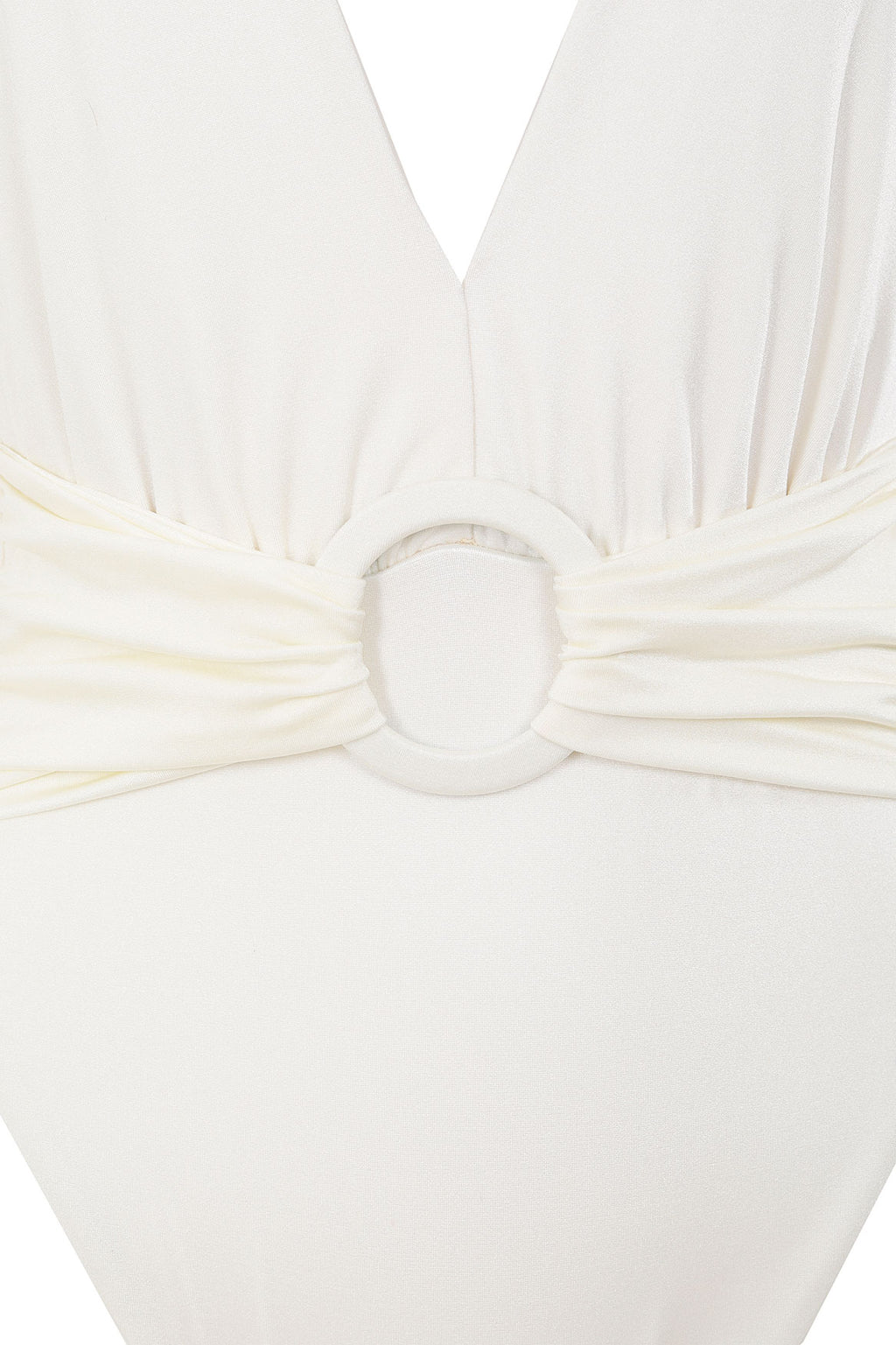Nader Ina One-Piece Swimsuit in White