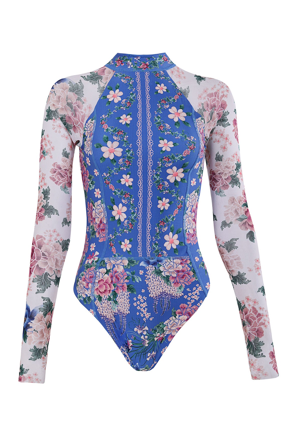 Nader Monti One-Piece Swimsuit in Blue
