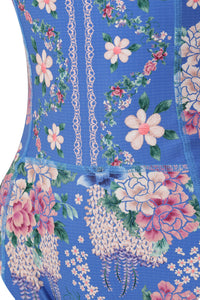 Nader Monti One-Piece Swimsuit in Blue