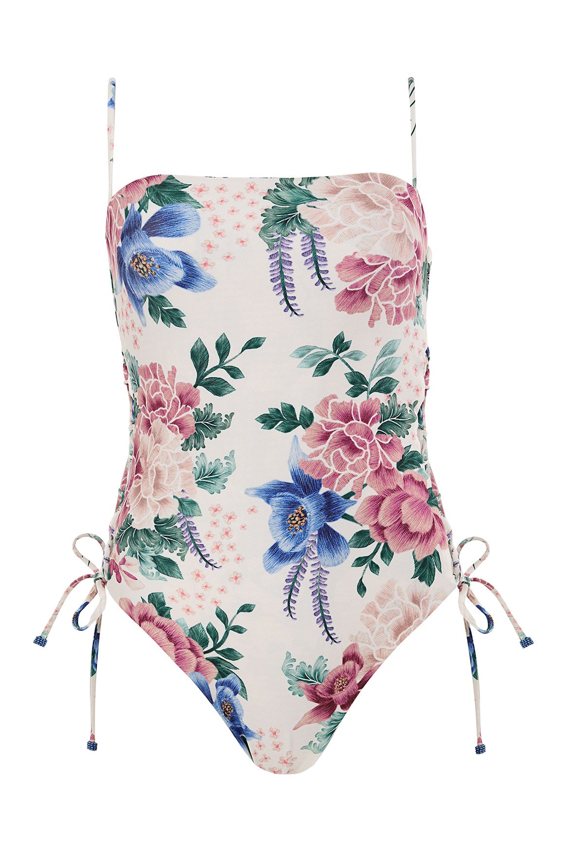 Nader Posh One-Piece Swimsuit in White