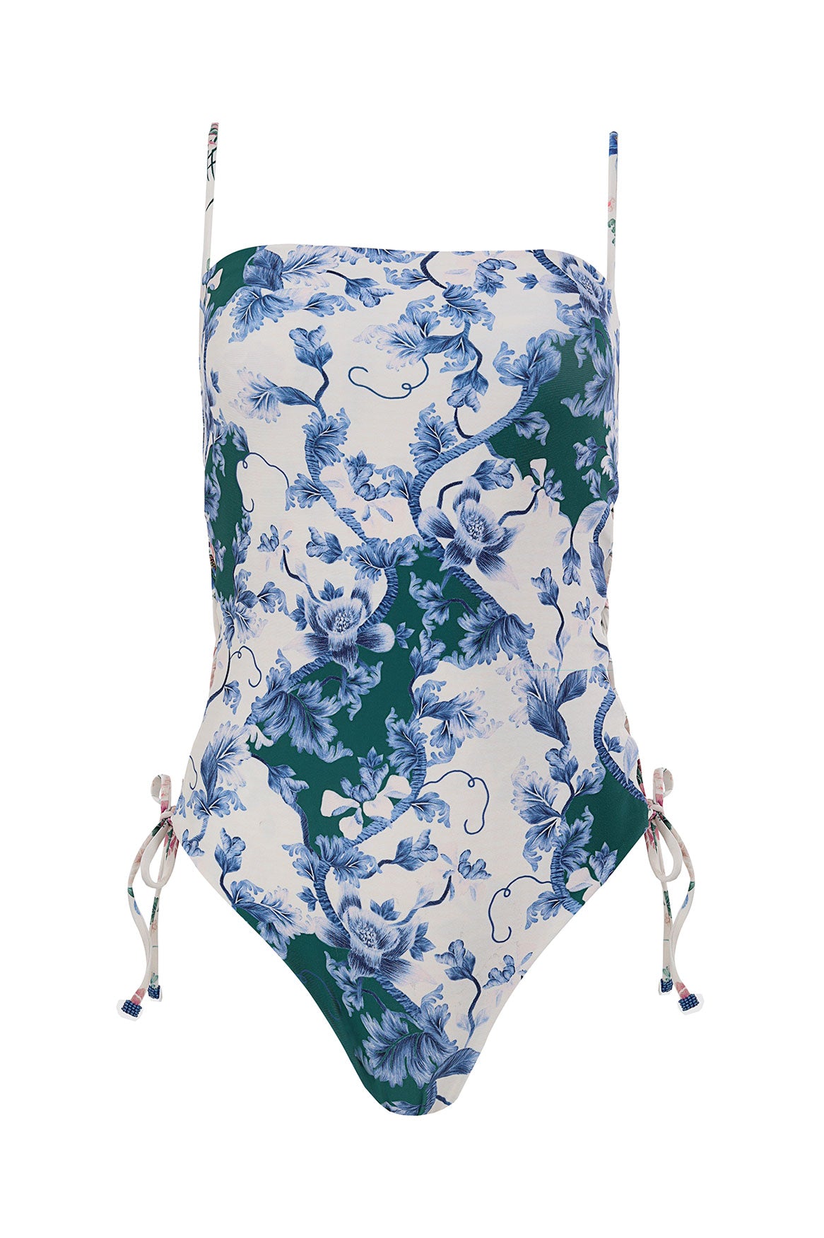 Nader Posh One-Piece Swimsuit in White