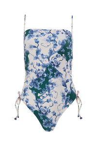 Nader Posh One-Piece Swimsuit in White