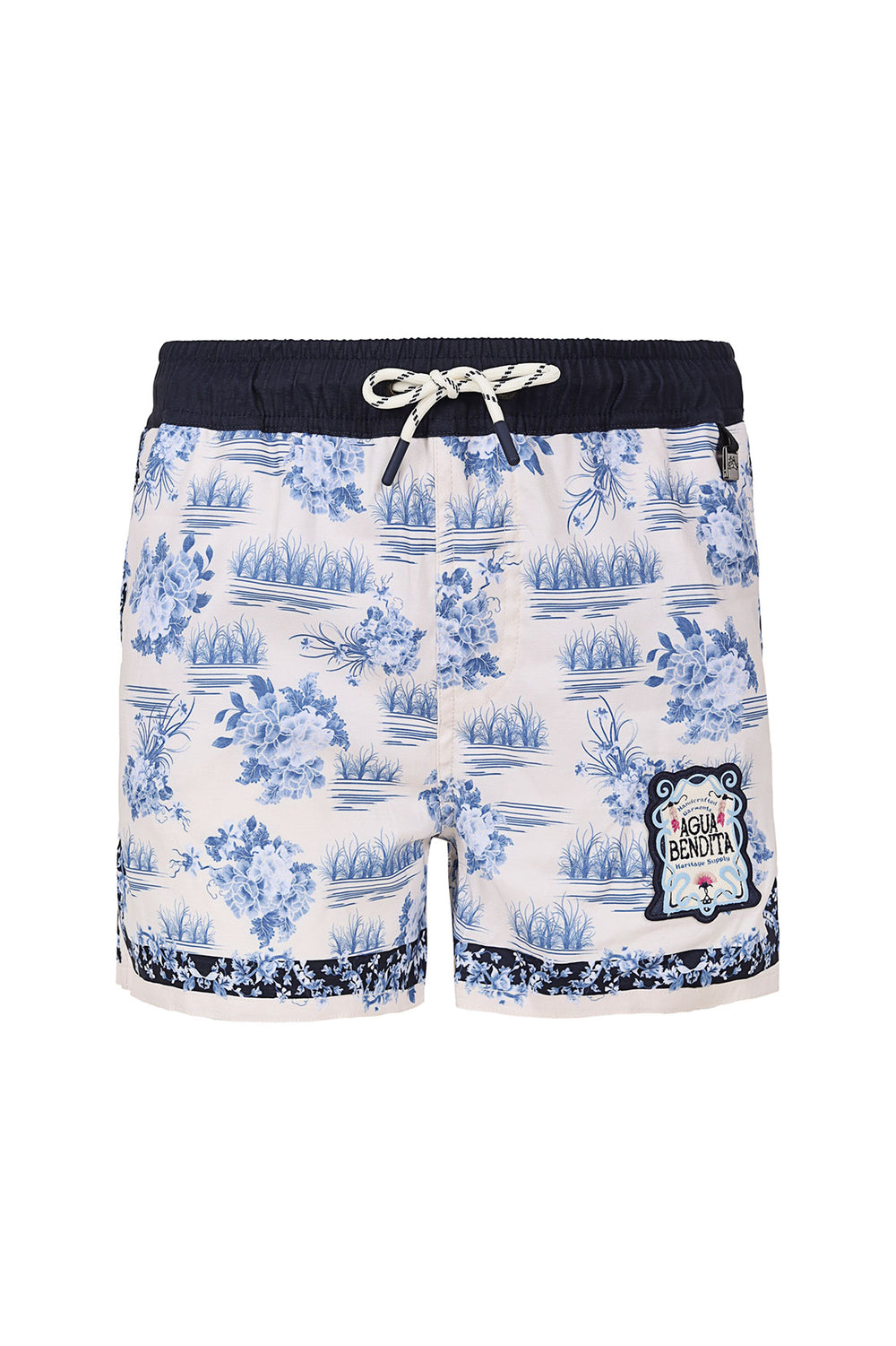 Nader Nick Kids’ Trunks in White