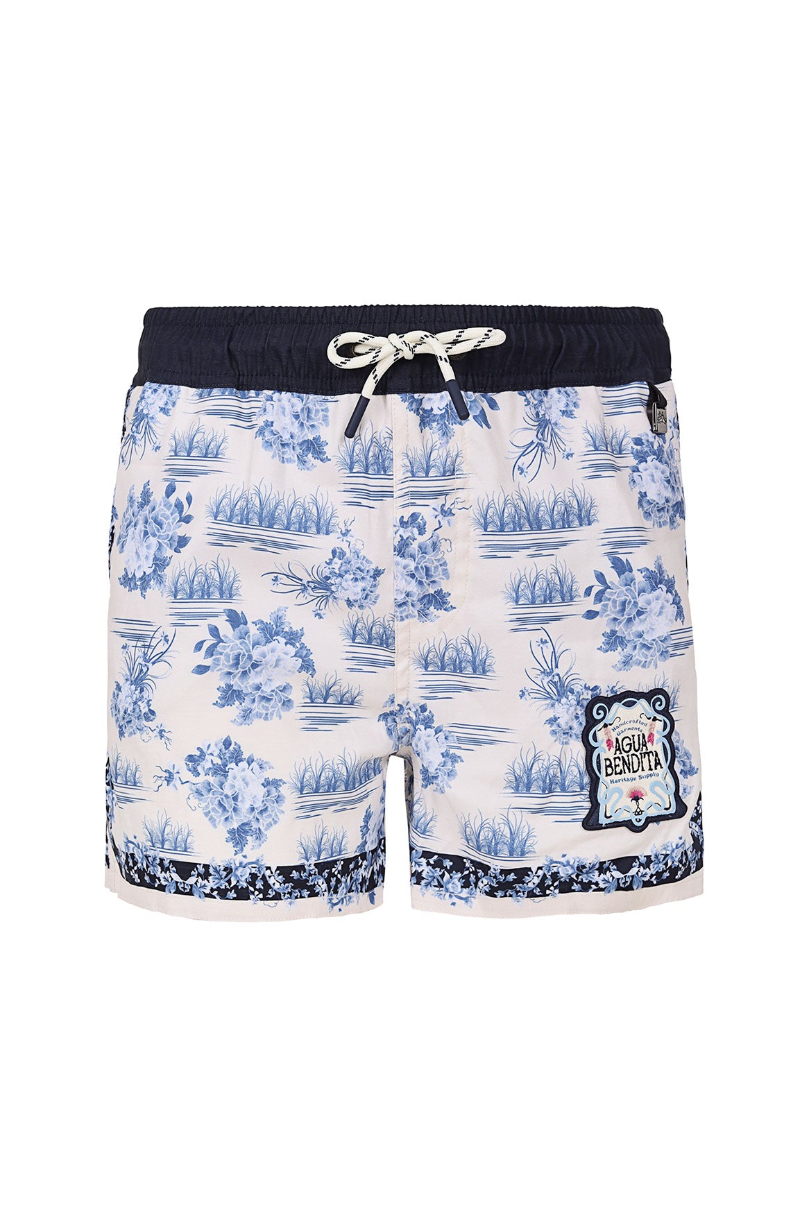 Nader Nick Kids’ Trunks in White