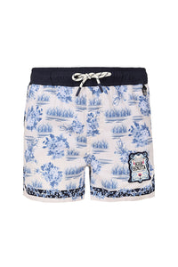 Nader Nick Kids’ Trunks in White
