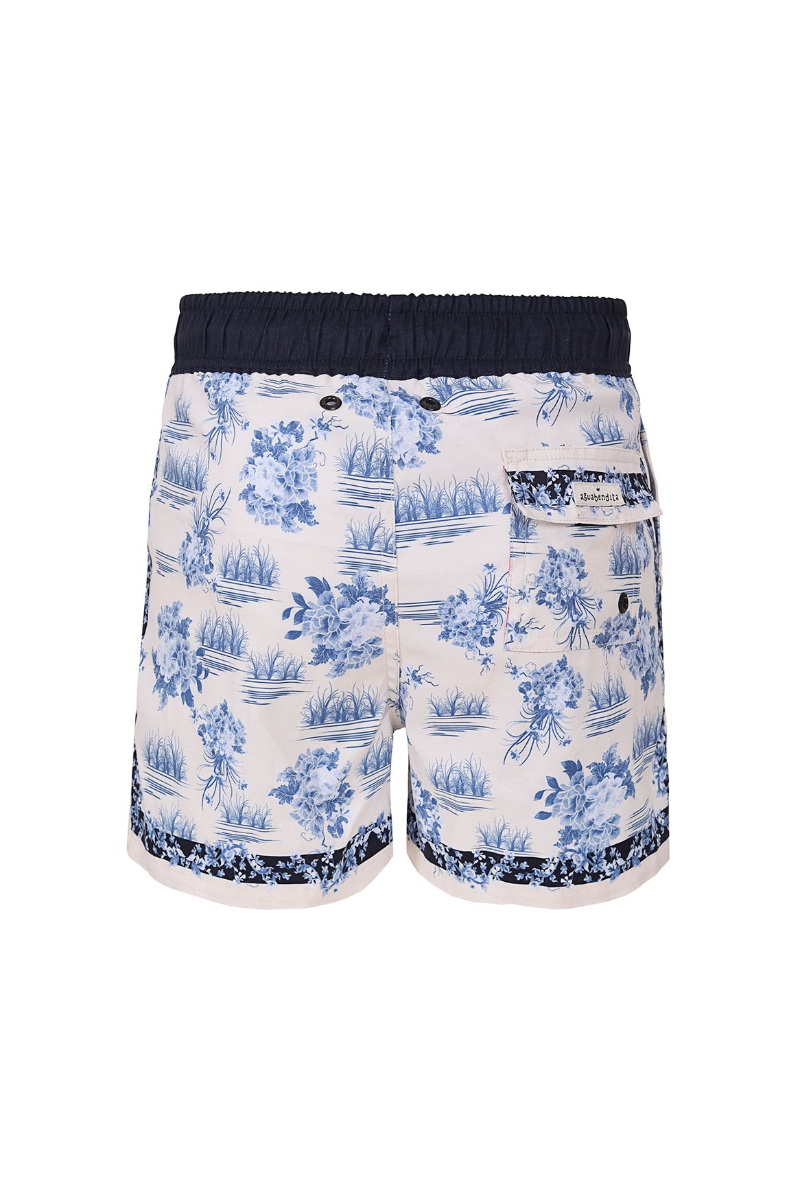 Nader Nick Kids’ Trunks in White