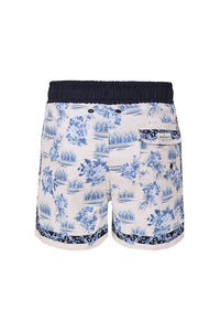 Nader Nick Kids’ Trunks in White
