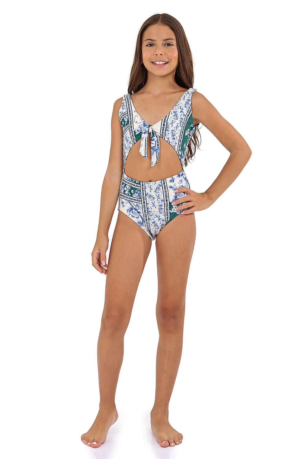 Nader Ilana Kids' One-Piece Swimsuit in Multi