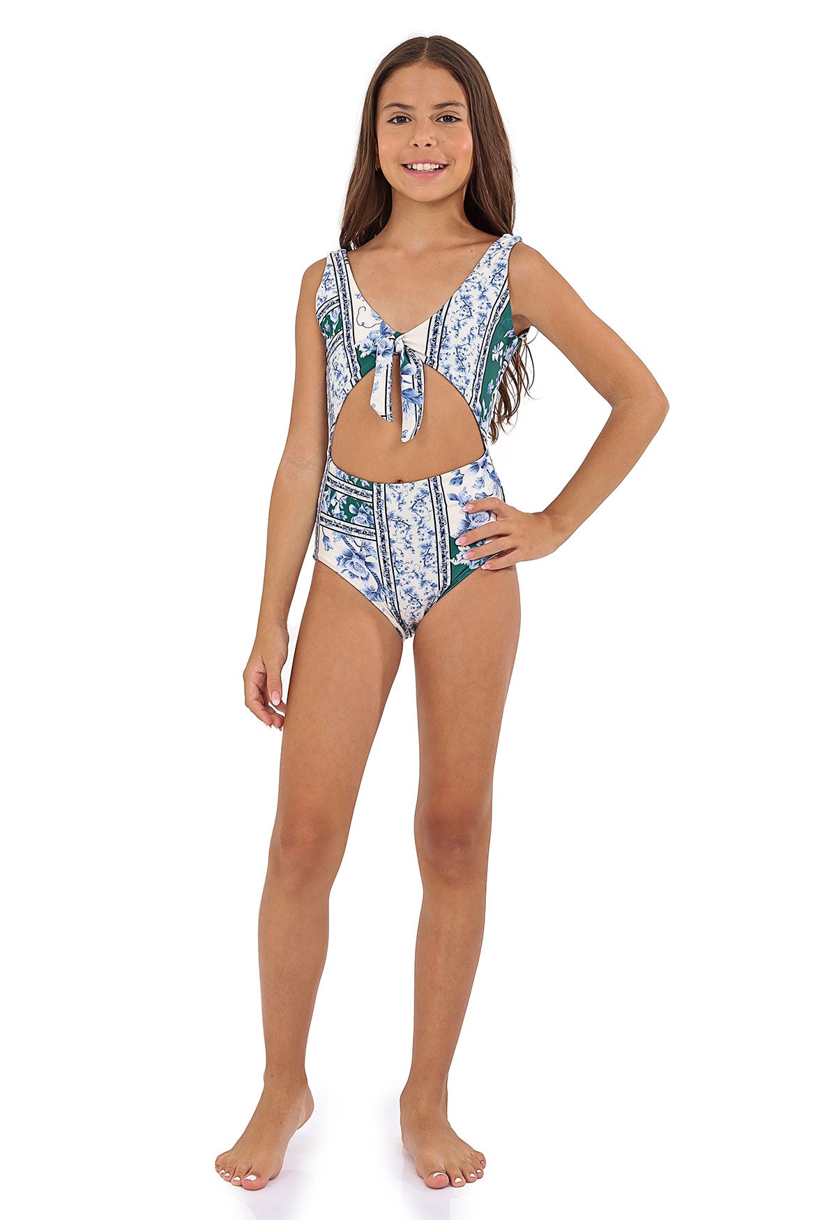 Nader Ilana Kids' One-Piece Swimsuit in Multi