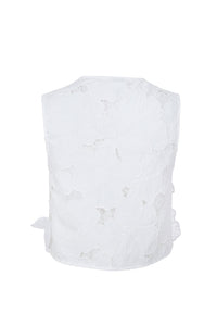 Nader Mabel Vest in White