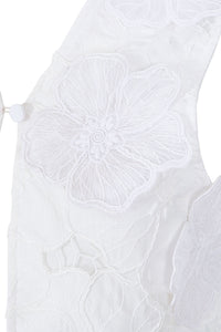 Nader Mabel Vest in White