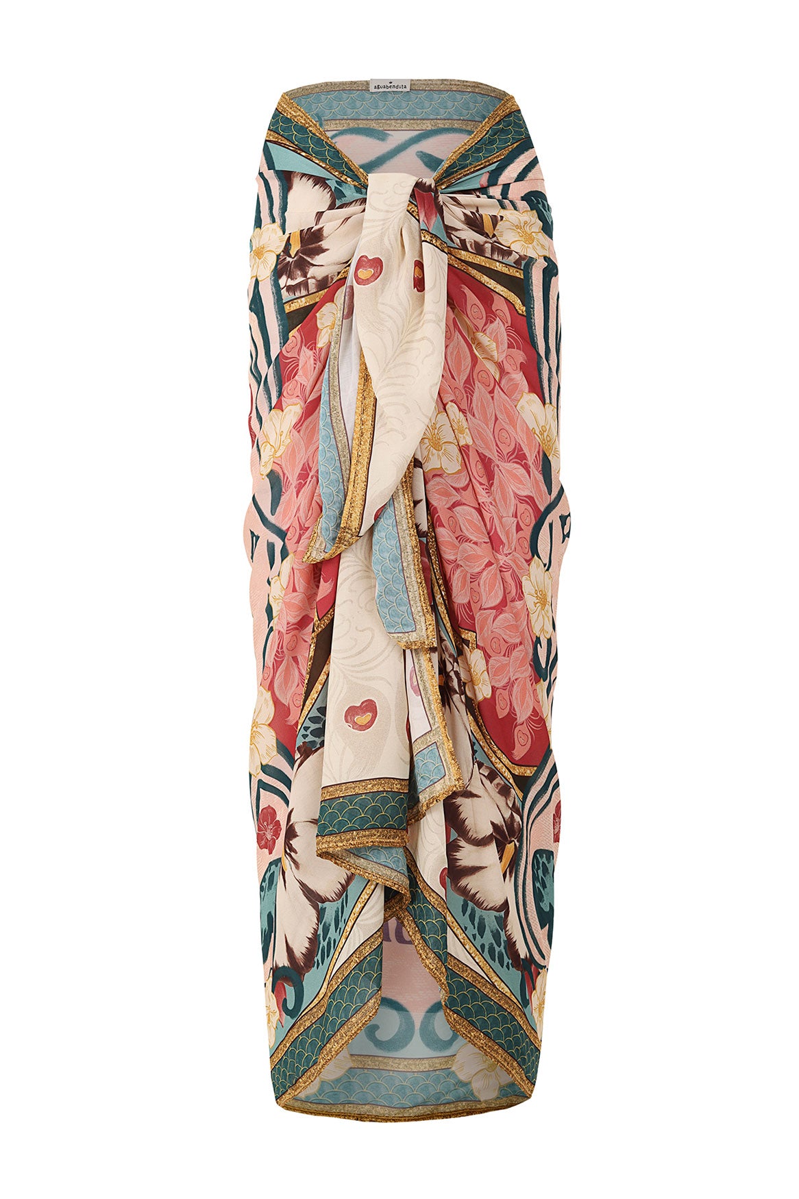 Nader Marine Pareo Cover-Up in Multi