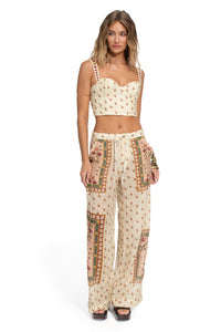Nader Lupe Crop Top in Natural