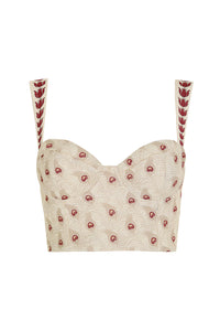 Nader Lupe Crop Top in Natural