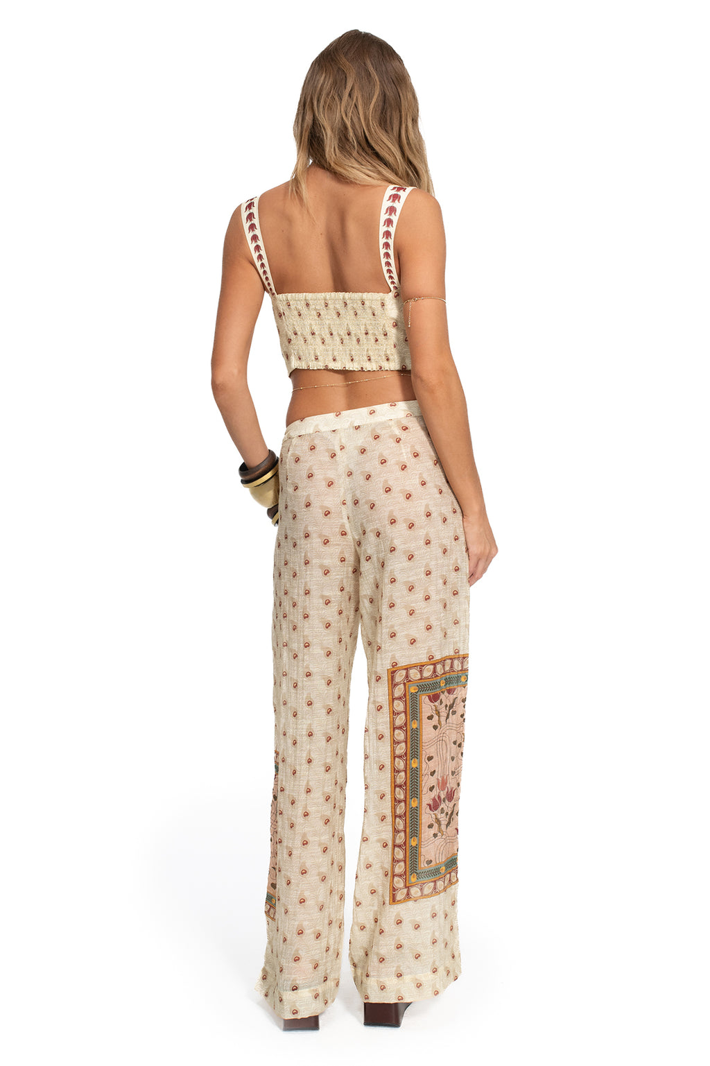 Nader Lupe Crop Top in Natural