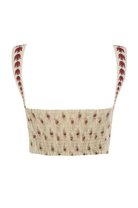 Nader Lupe Crop Top in Natural