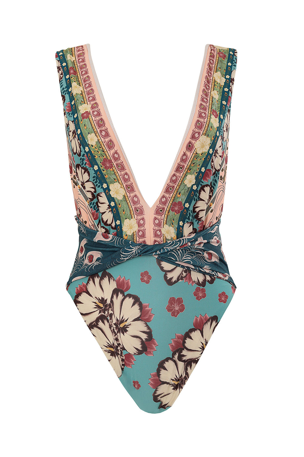 Nader Ellis One-Piece Swimsuit in Green