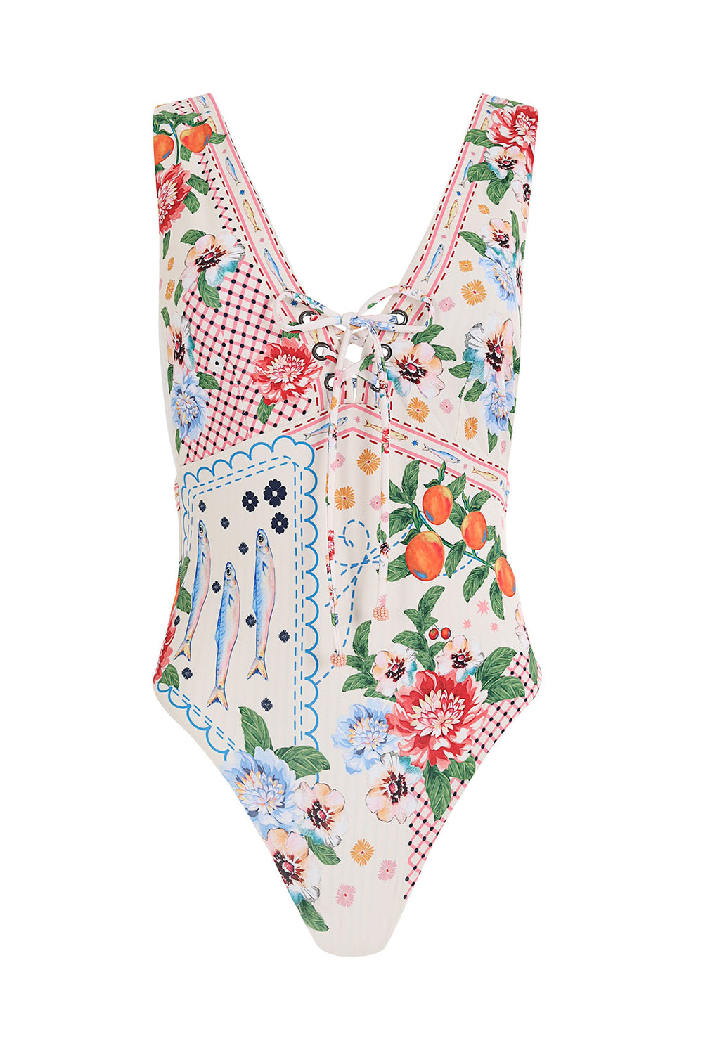 Priscila One-Piece Swimsuit in Natural