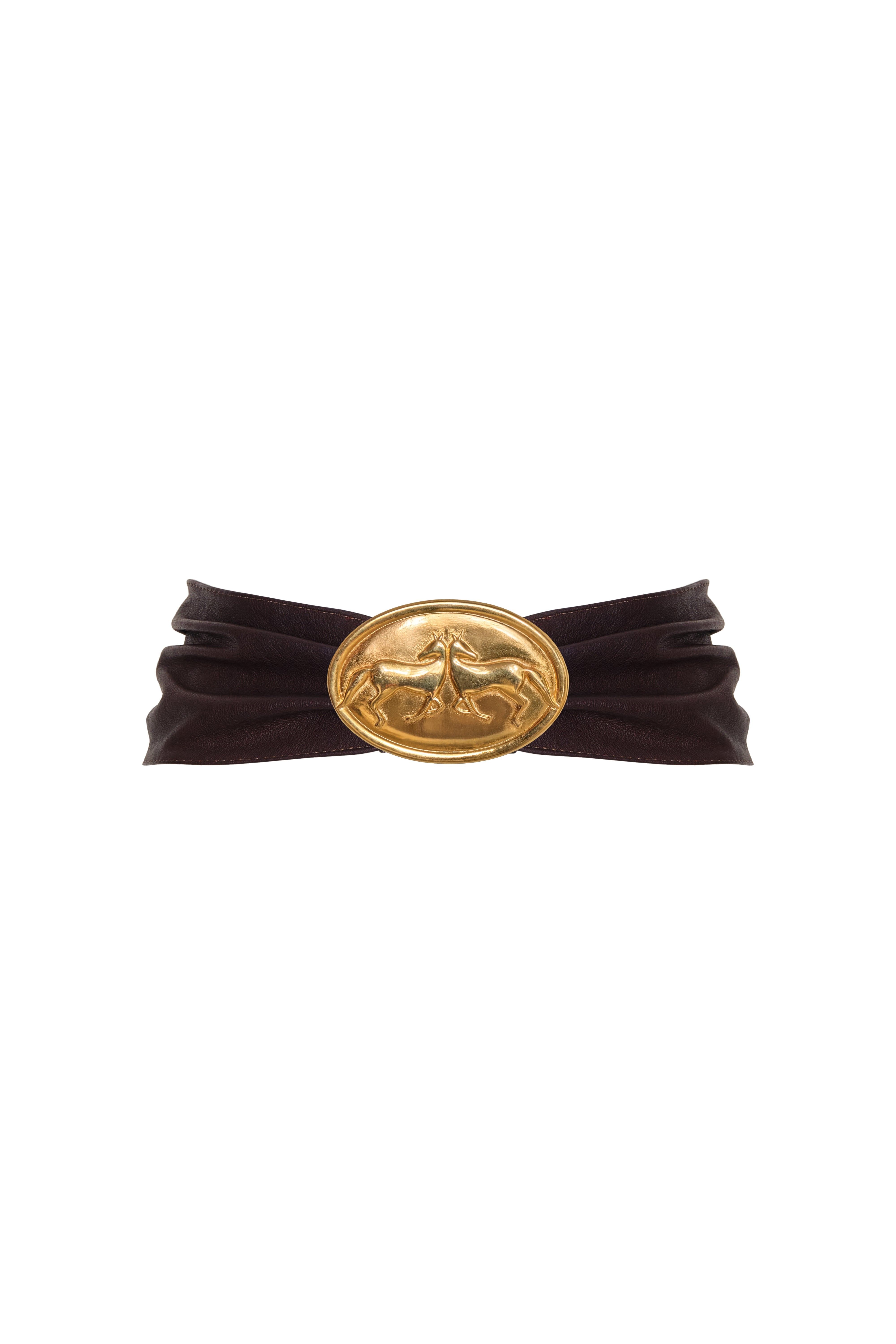 Galope Leather Belt in Brown