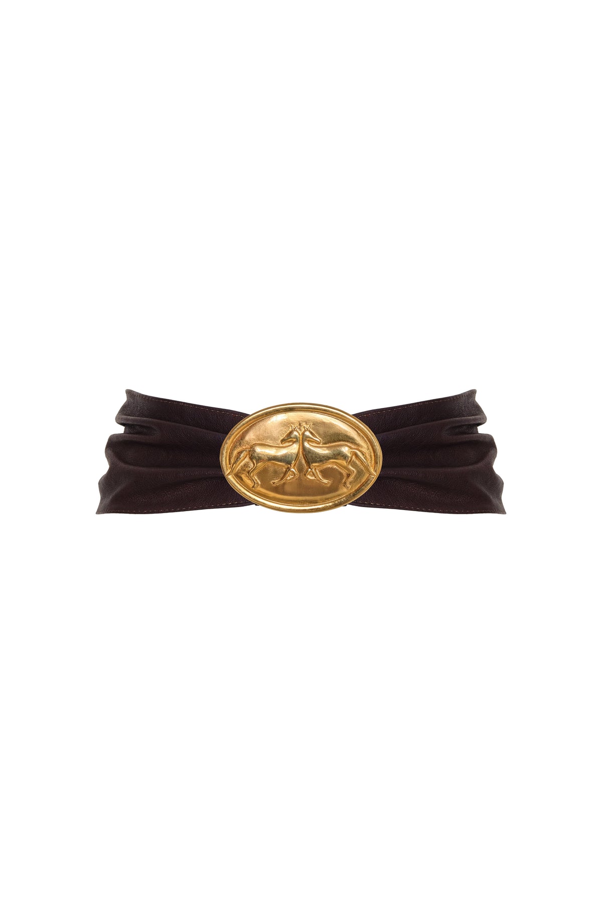 Galope Leather Belt in Brown